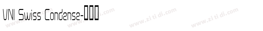 VNI Swiss Condense字体转换